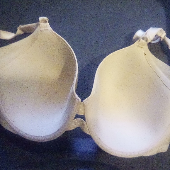 Warners Bra Beige w/Dots Size 38D - Picture 2 of 5